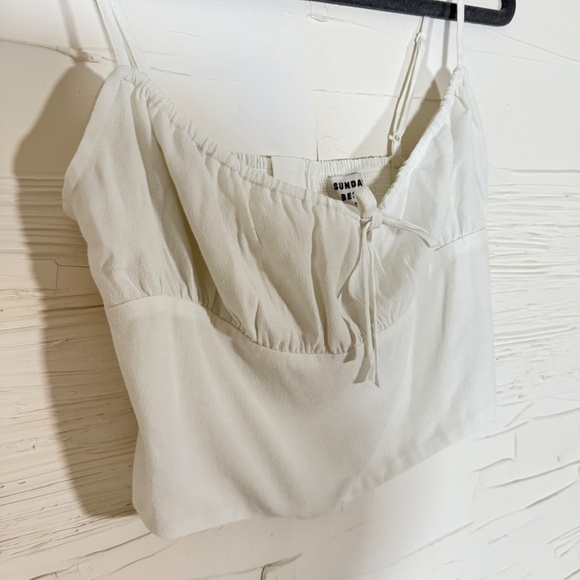Aritzia | Sunday Best Darcy Top | Size Small | White - Picture 4 of 6